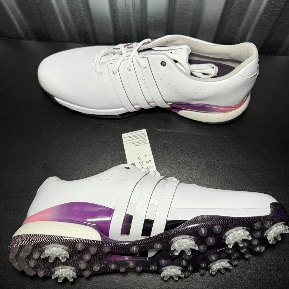 Adidas Tour 360 24 Boost Golf Shoes Cloud White Shadow IE3366 Men's Size 11.5